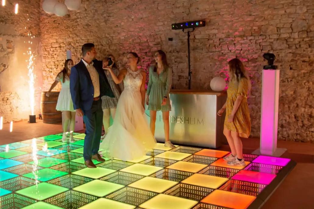 Alquiler de Pista de Baile LED para Bodas